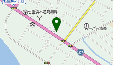 甚兵衛七重浜店の地図画像