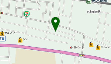 もみやま理容店の地図画像