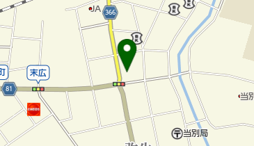 当別土地改良区の地図画像