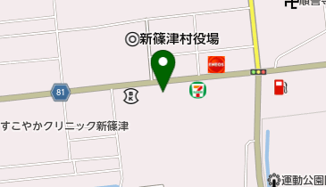 新篠津土地改良区 基線機場の地図画像
