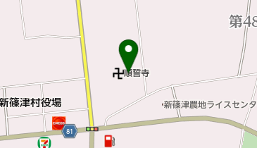 順誓寺の地図画像