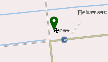 浄楽寺の地図画像