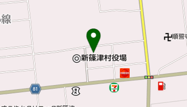 服部時計・めがね店の地図画像