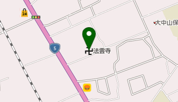 法雲寺の地図画像