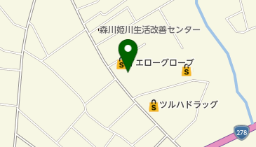 ファッションセンターしまむら森店の地図画像