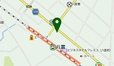 ホシザキ北海道株式会社八雲サービスステーションの地図画像