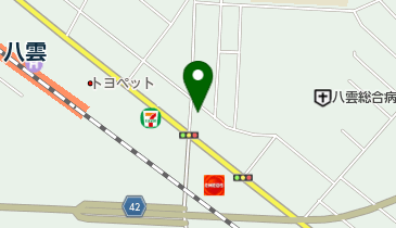 若山鉄工所の地図画像