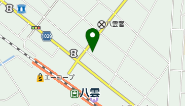 ピザ・テンフォー北海道八雲店の地図画像