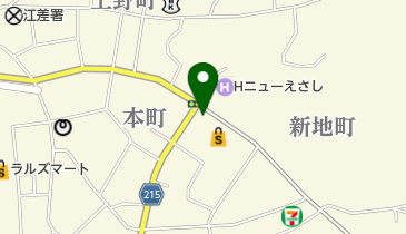 江差会館の地図画像