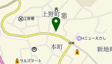 松の湯の地図画像