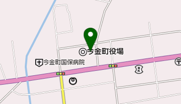 今金消防署の地図画像