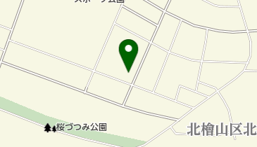 北桧山会館の地図画像