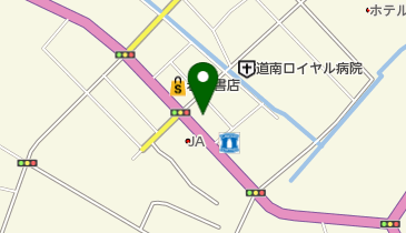 長田洋品店の地図画像