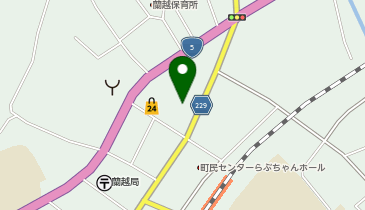 ようてい農協蘭越支所の地図画像