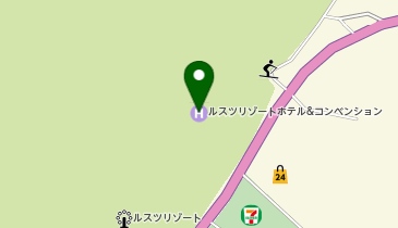 ルスツリゾートホテルの地図画像