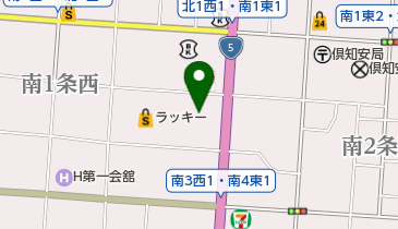 倶知安商工会議所の地図画像