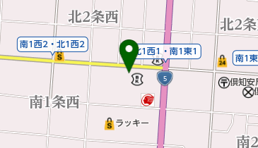 カシワヤ化粧品店の地図画像