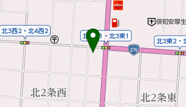 あらい美容室の地図画像