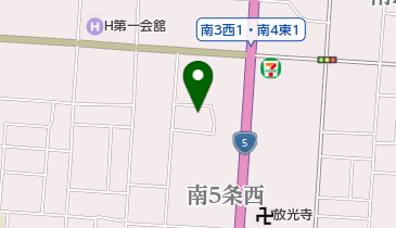 後志総合振興局 産業振興部 森林室の地図画像