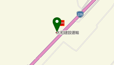 大和建設運輸株式会社の地図画像