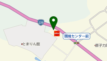 有限会社谷内商店泊発電所口給油所の地図画像