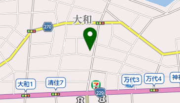 古坂指圧健康道の地図画像