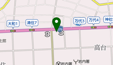 上田電機店の地図画像