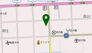 佐々木クリーニング店の地図画像