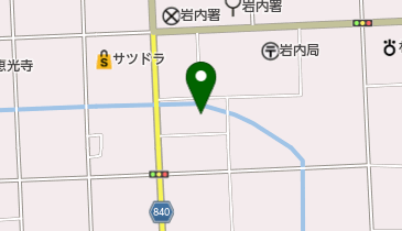 メナード化粧品岩内代行店の地図画像