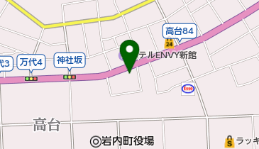 寺崎寝装店の地図画像