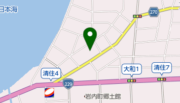 寺崎寝装店工場の地図画像