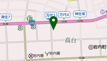 大田時計店の地図画像