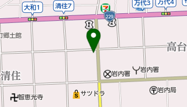 若林調剤薬局の地図画像