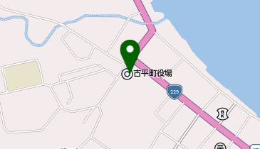 古平町役場文化会館の地図画像