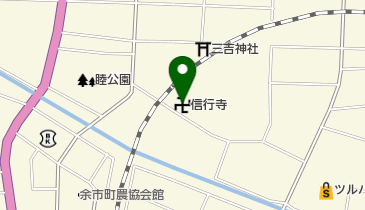 法華宗信行寺の地図画像