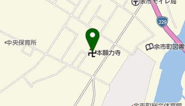 本願力寺の地図画像