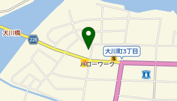 とこ屋おおにしの地図画像