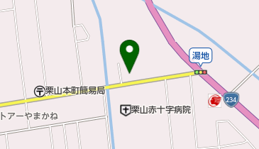 日本調剤栗山薬局の地図画像