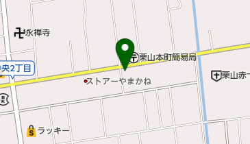 やまだ理容院の地図画像