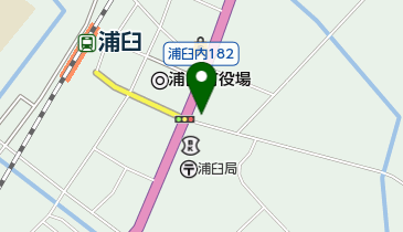 尾花燃料店の地図画像