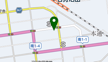 植田はき物店の地図画像