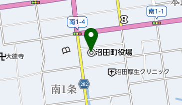 沼田町土地改良区の地図画像
