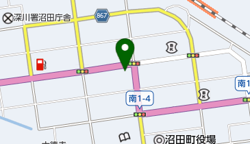 沼田化粧品店の地図画像