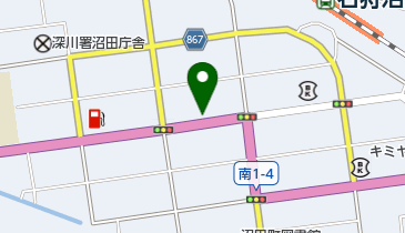 大沼時計メガネ店の地図画像