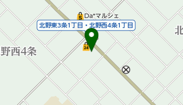 たかはし理容院の地図画像