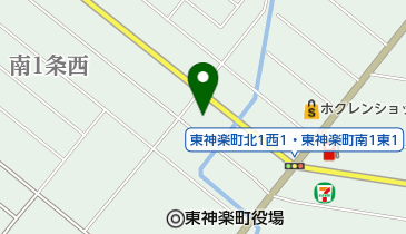 有限会社東神楽プロパンの地図画像