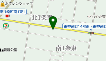 有限会社長田組の地図画像