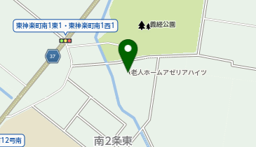 東神楽町デイサービスセンターの地図画像