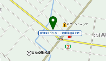 北央信用組合東神楽支店の地図画像