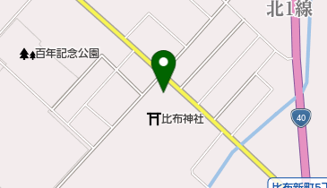 比布神社の地図画像